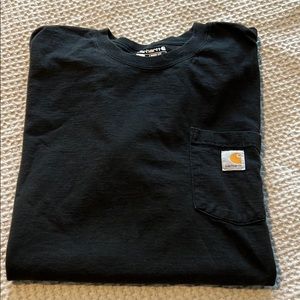 Mens Black Carhartt Tee